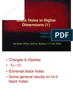 Roberto Emparan - Black Holes in Higher Dimensions (V)