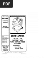 Download Craftsman 16gal Wet-dry Vac Owners Manual by Elizabeth Lilly SN78985481 doc pdf