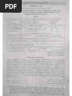 Form 68 Application Under Income Tax Act | PDF | Income Tax | Personal ...