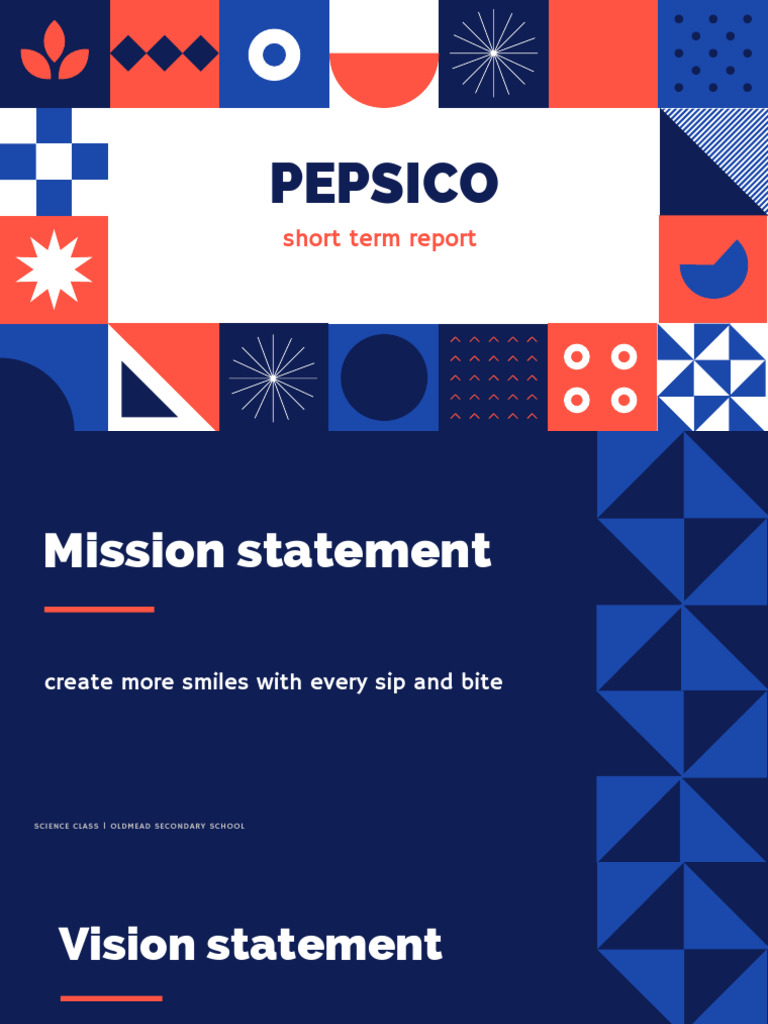 PepsiCo Mission and Vision Overview | PDF | Pepsi Co