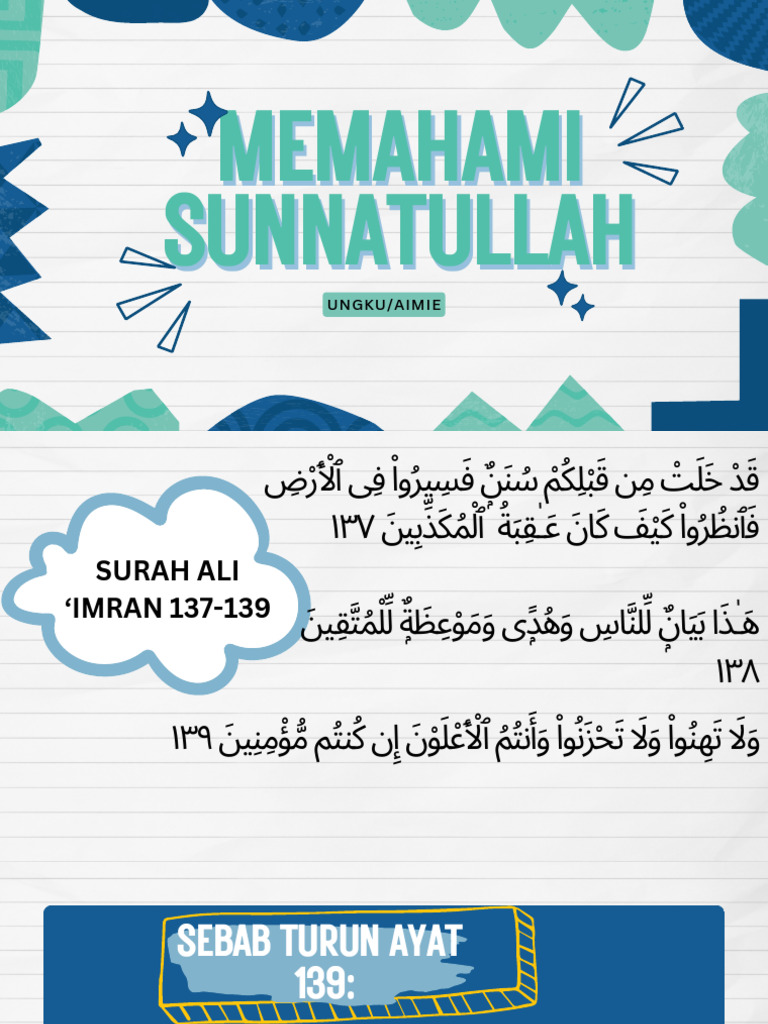 Memahami Sunnatullah | PDF