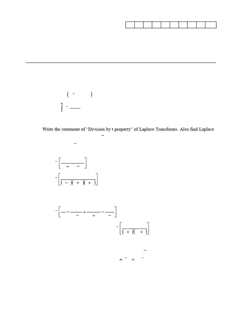 Integral Transforms and Vector Calculus | PDF | Fourier Transform ...