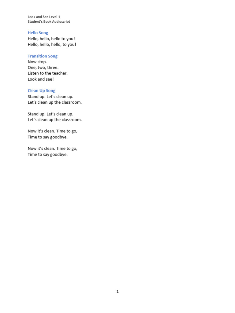 Look And See Pdf