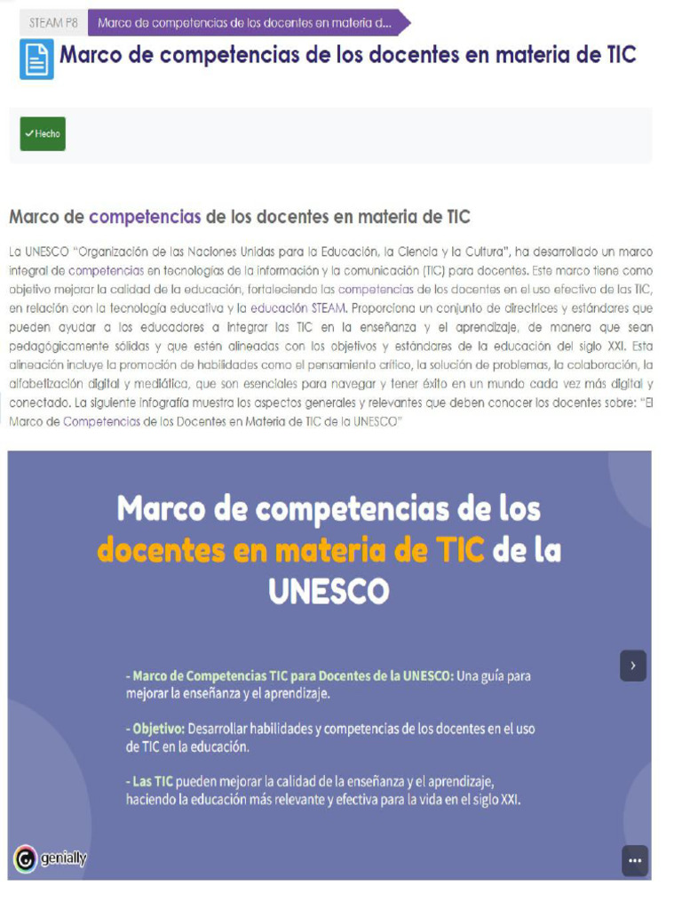 000 - Marco de Competencias de Los Docentes en Materia de TIC | PDF