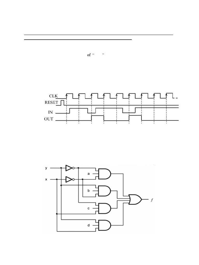 FSM Design and Verilog Coding Assignment | PDF