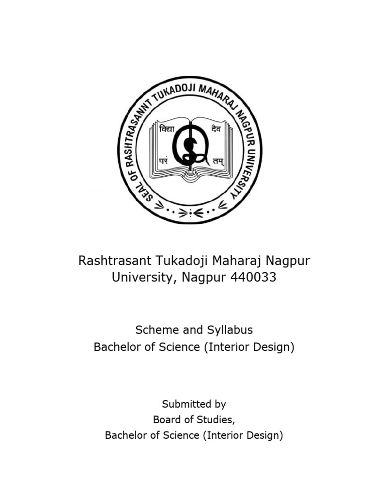 B.Sc. Interior Design Course Syllabus | PDF | Curriculum | Communication