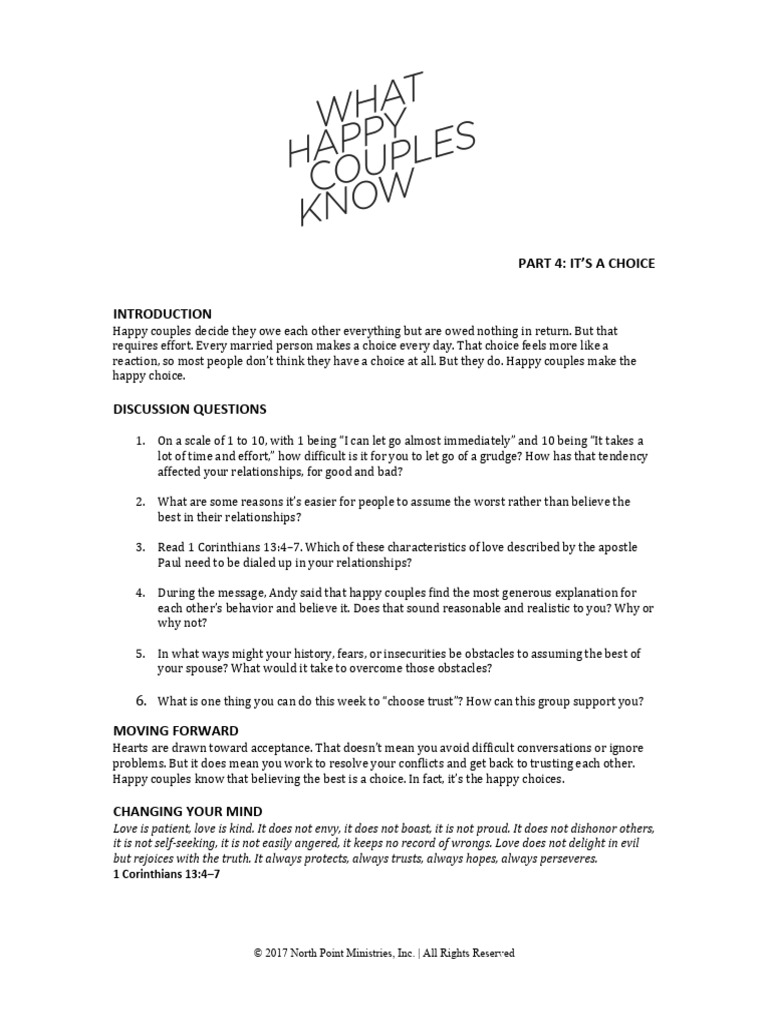 What+Happy+Couples+Know+Part+4 | PDF | Psychology | Social Psychology