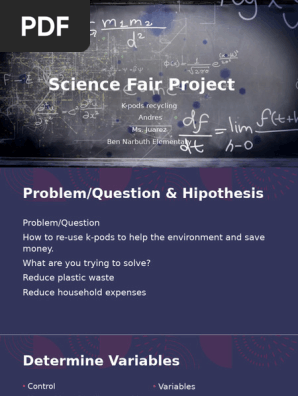 science fair project