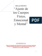 "Ajuste en Los Cuerpos Físico, Mental y Emocional" - Mensaje Canalizado de MELQUISEDEC