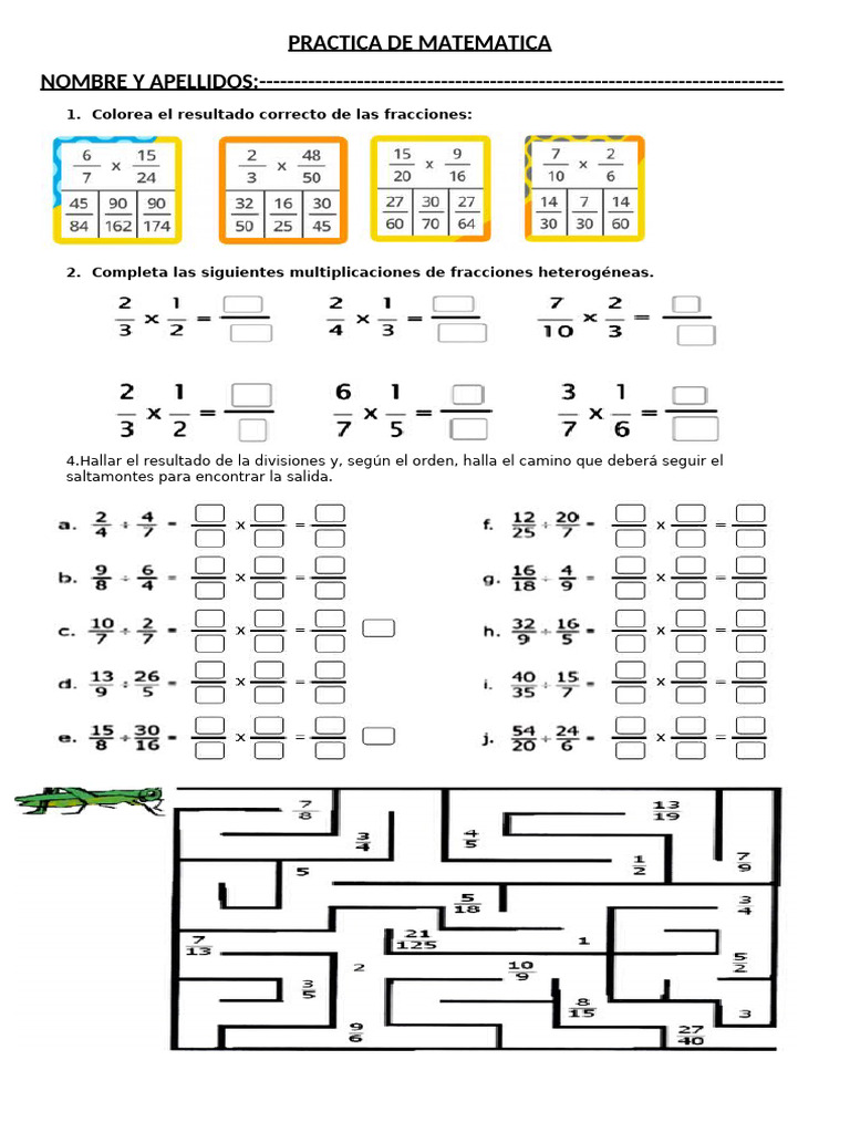 Practica de Matematica de Jonel 28 de Octubre Del 2024 | PDF