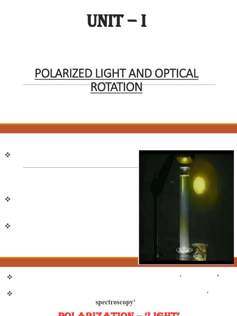 Optical Rotatory Dispersion Overview | PDF | Polarization (Waves ...