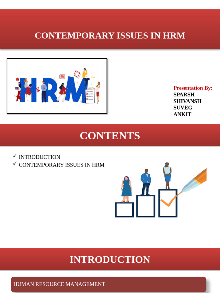 Contemporary HRM Challenges Explained | PDF | Human Resource Management ...