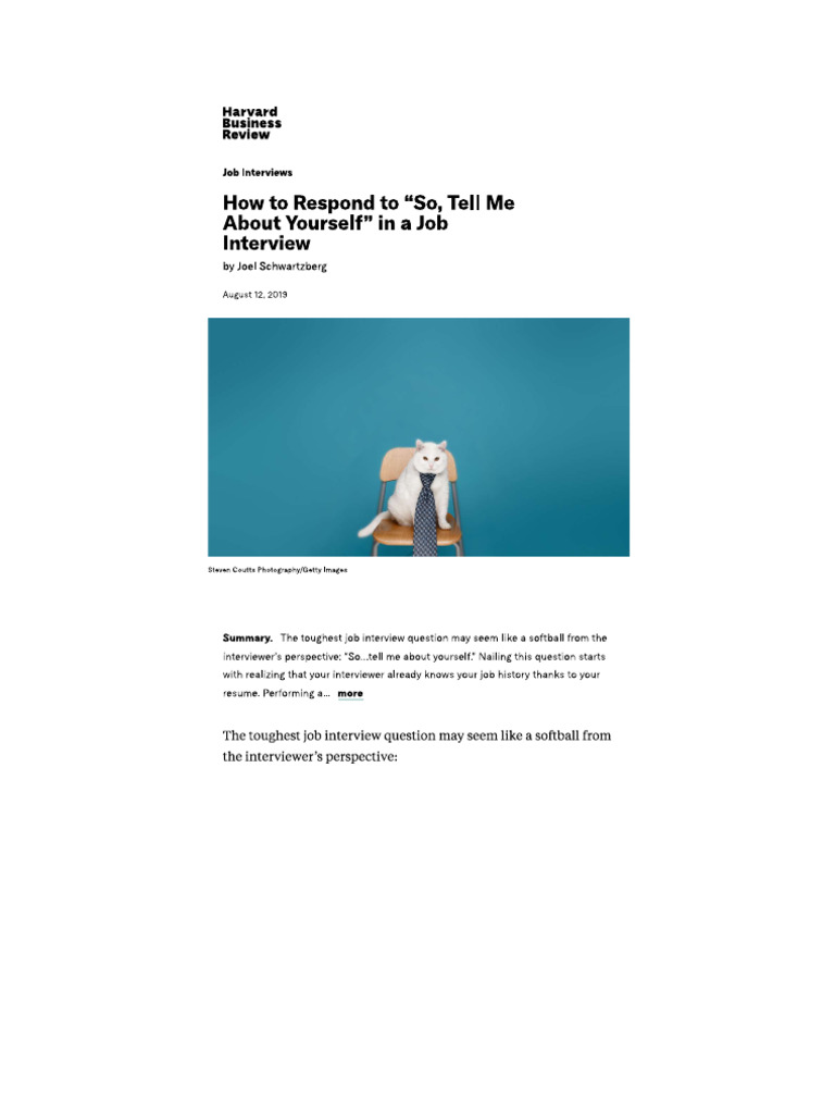HBR How To Respond To 