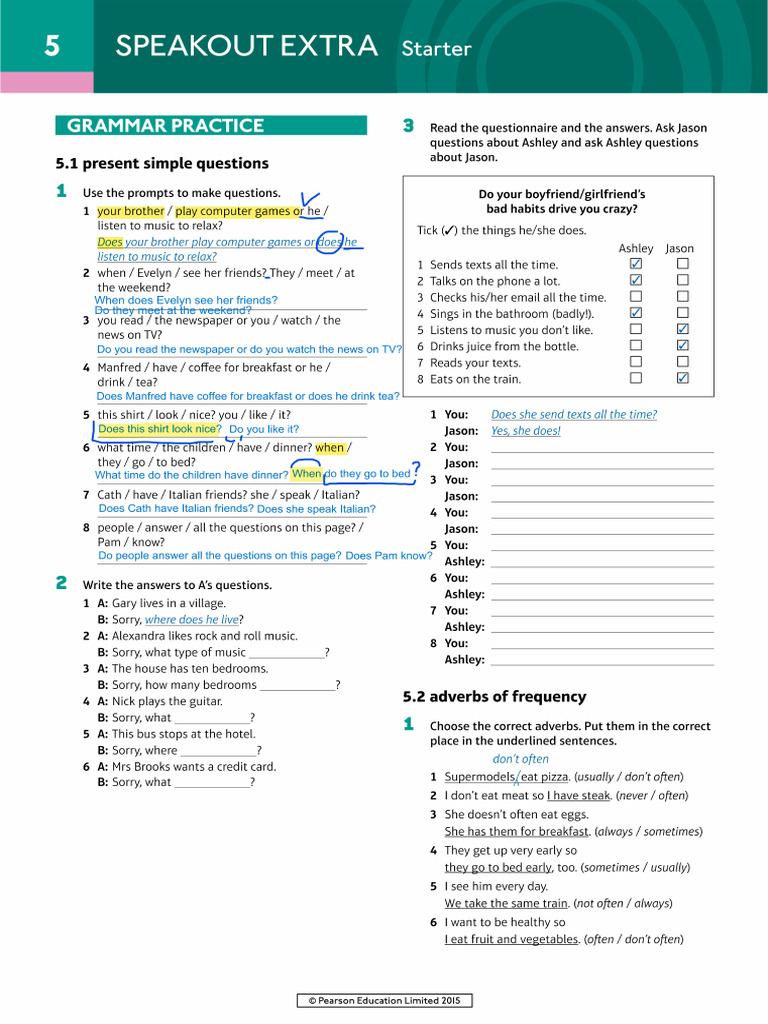 Lesson Practice | PDF