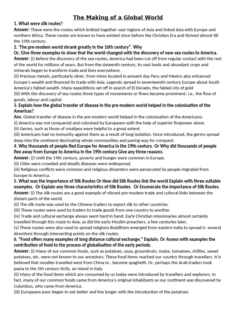 The making of a global world pdf silk road asia