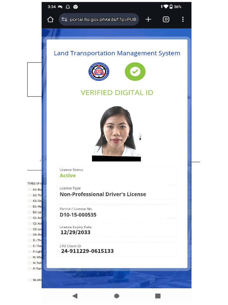 Driver License Translation Template PDF Technology Engineering