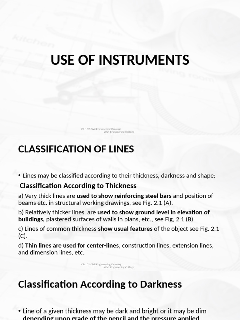 Use of Instruments | PDF