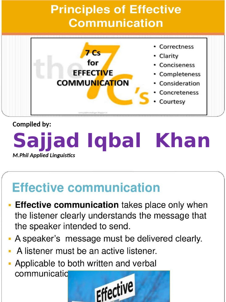 3 - 7C's of Communication | PDF