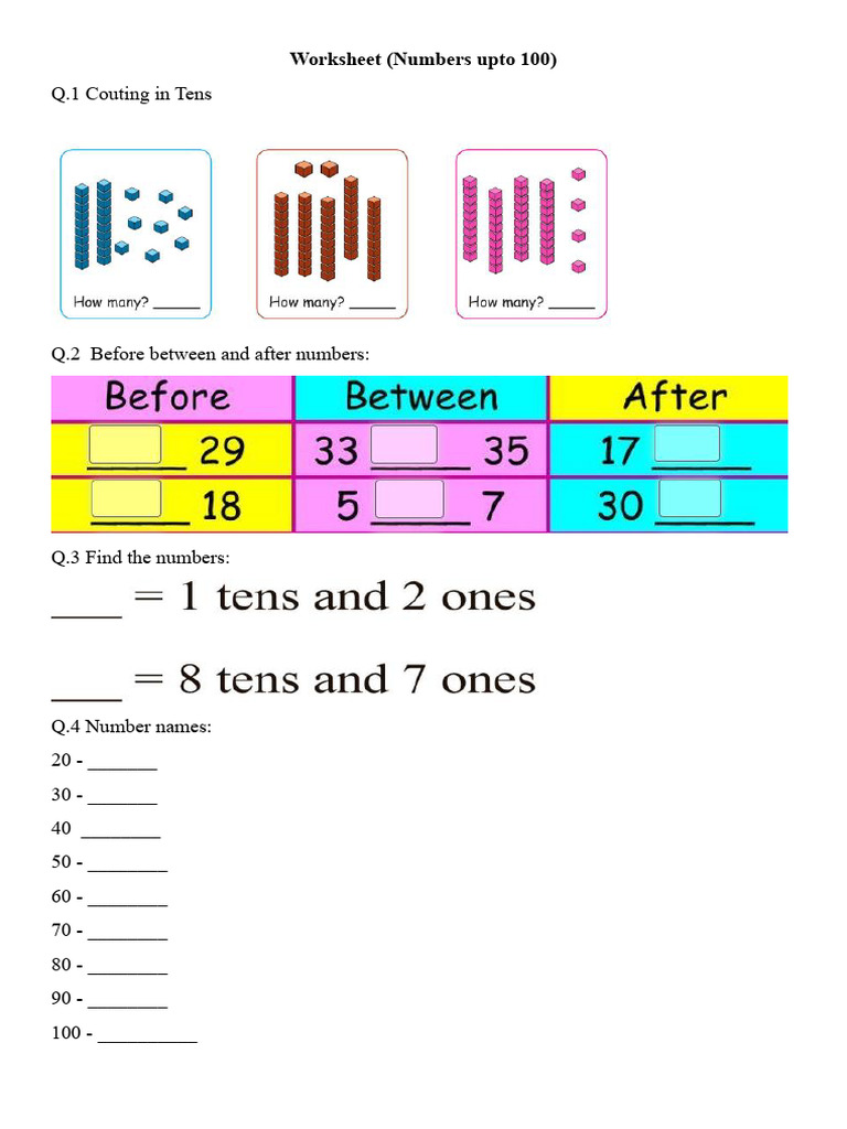Dear Parents PFA The Worksheet Discussed During The Online Class For ...