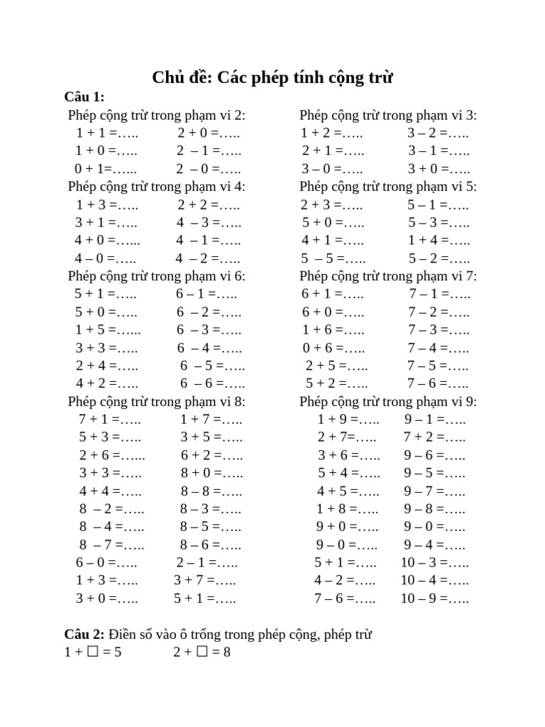 Cong Tru Chu de | PDF