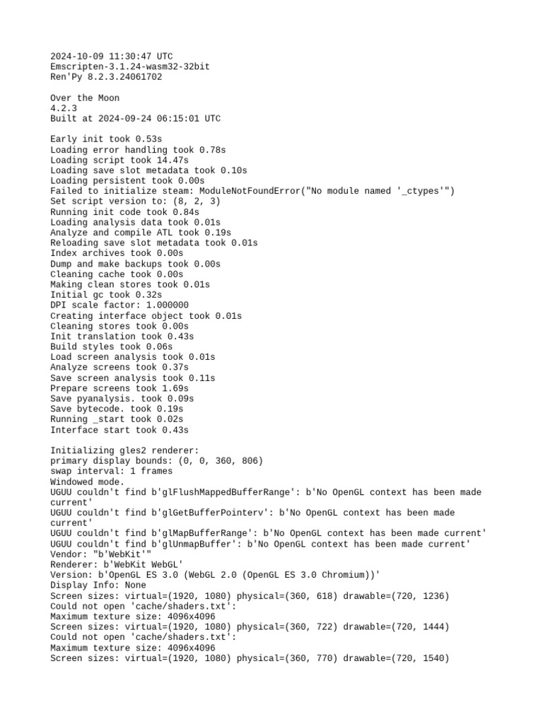 Log | PDF | Web Gl | Computing