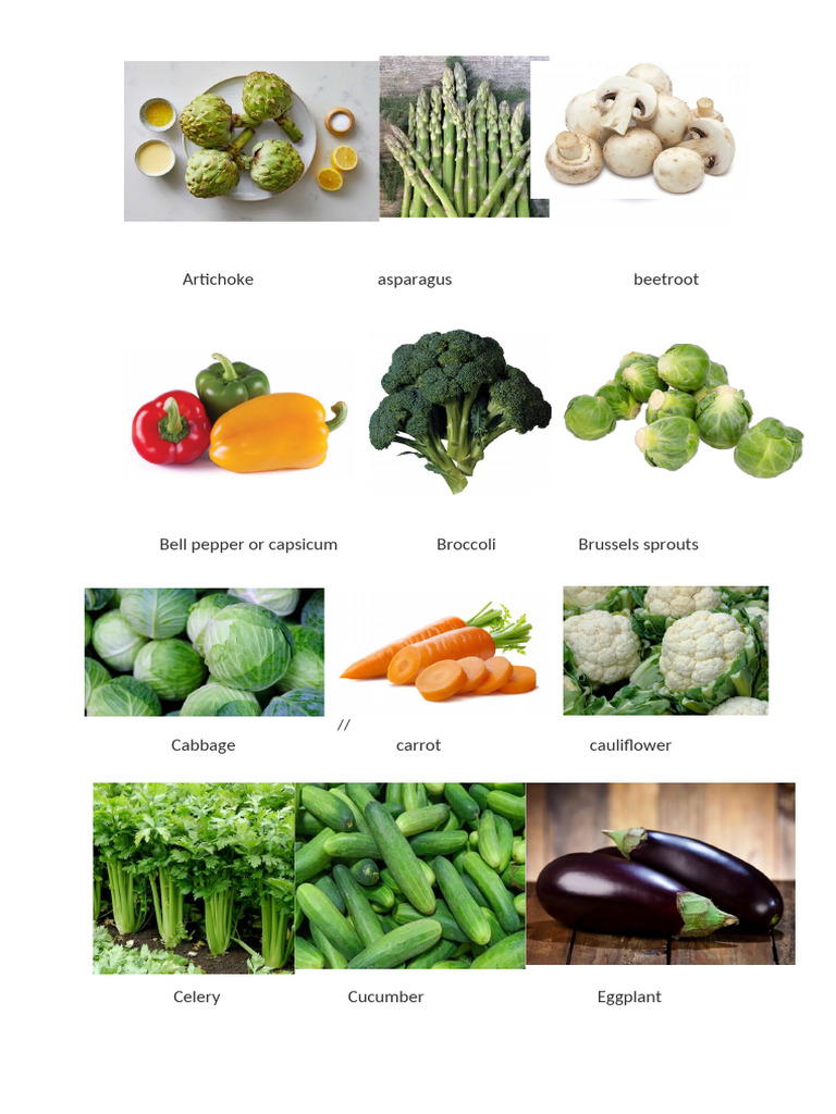 Vegetables Pdf