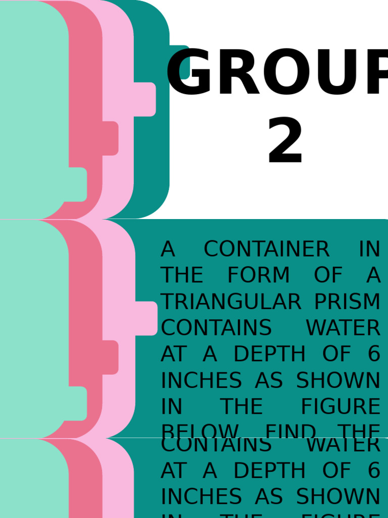 Volume of Water in Triangular Prism | PDF