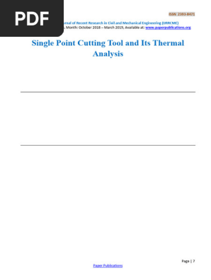 Single Point Cutting Tool-1277
