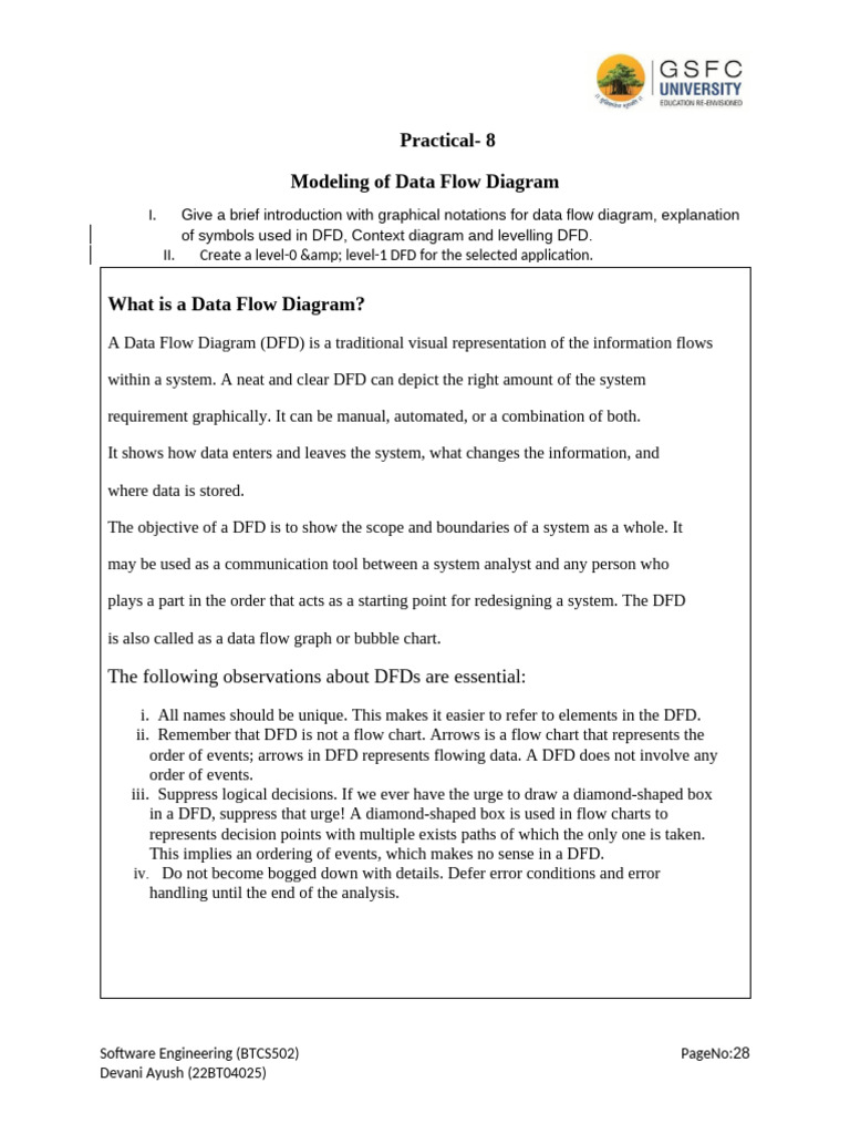 Data Flow Diagram Modeling Guide | PDF | Information Science ...