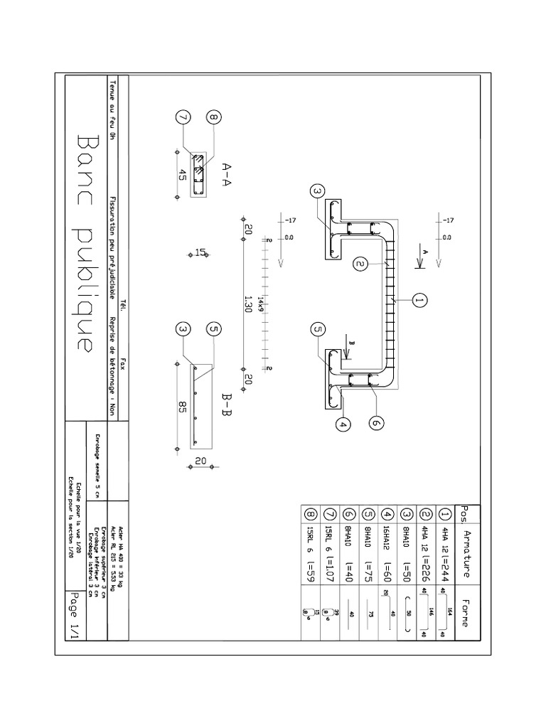 Plan Ferraillage Pdf