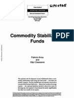 Commodity Stabilization Funds