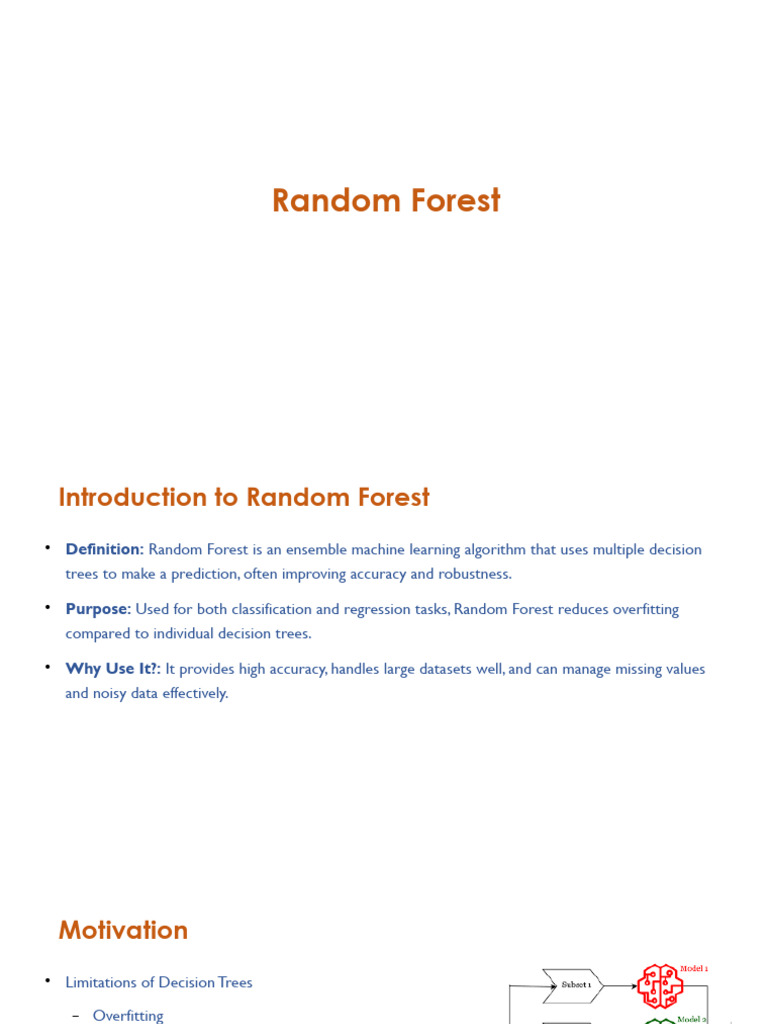 Understanding Random Forest Algorithm | PDF | Cross Validation ...