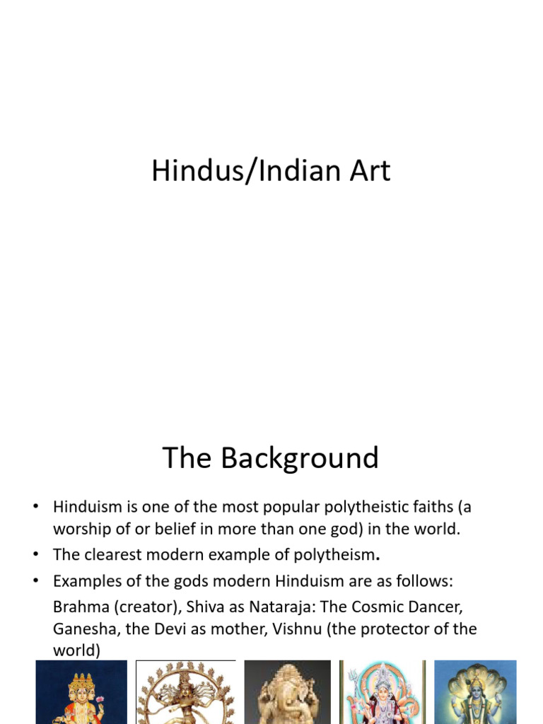 Hinduism: Art and Polytheism Examples | PDF | Polytheism | Devi
