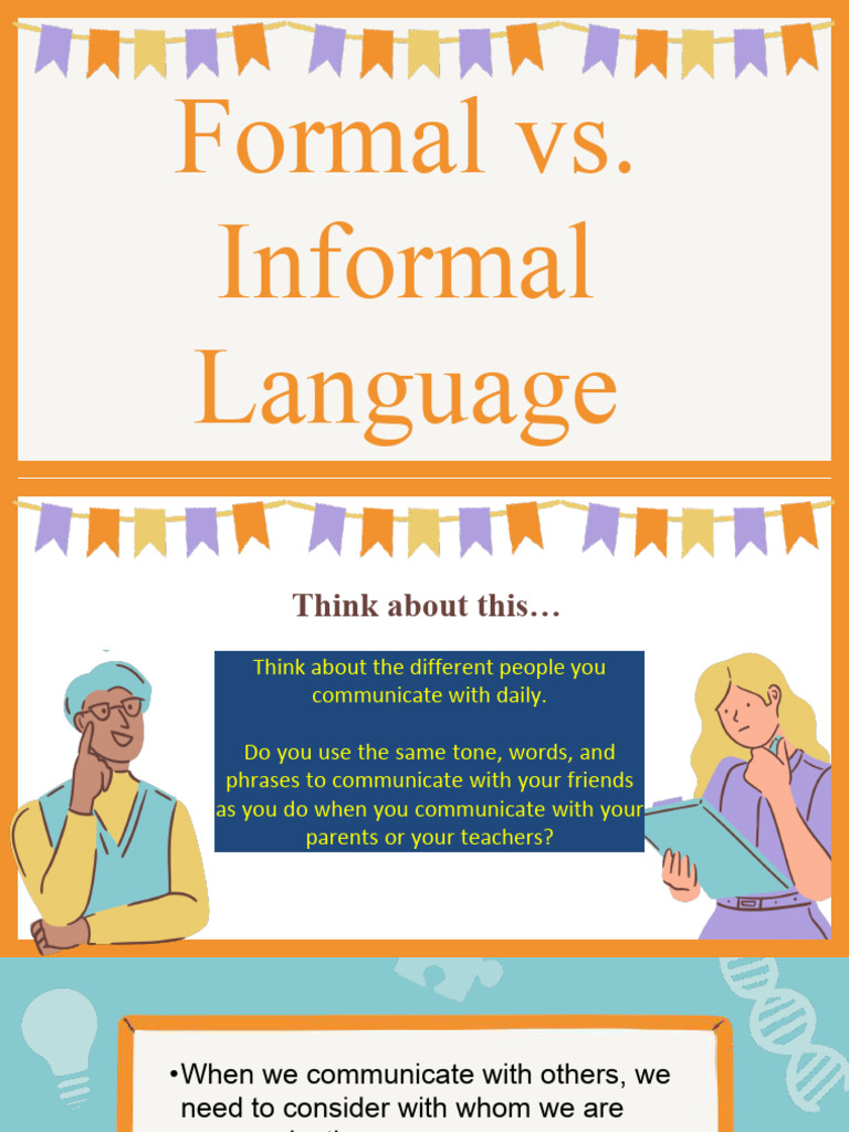 Formal vs Informal Writing Guide | PDF | Tone (Linguistics) | Restaurants