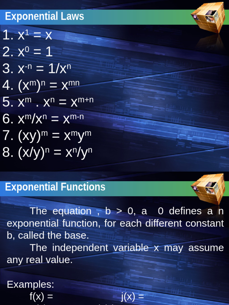 MMW.3A Exponential Functions | PDF