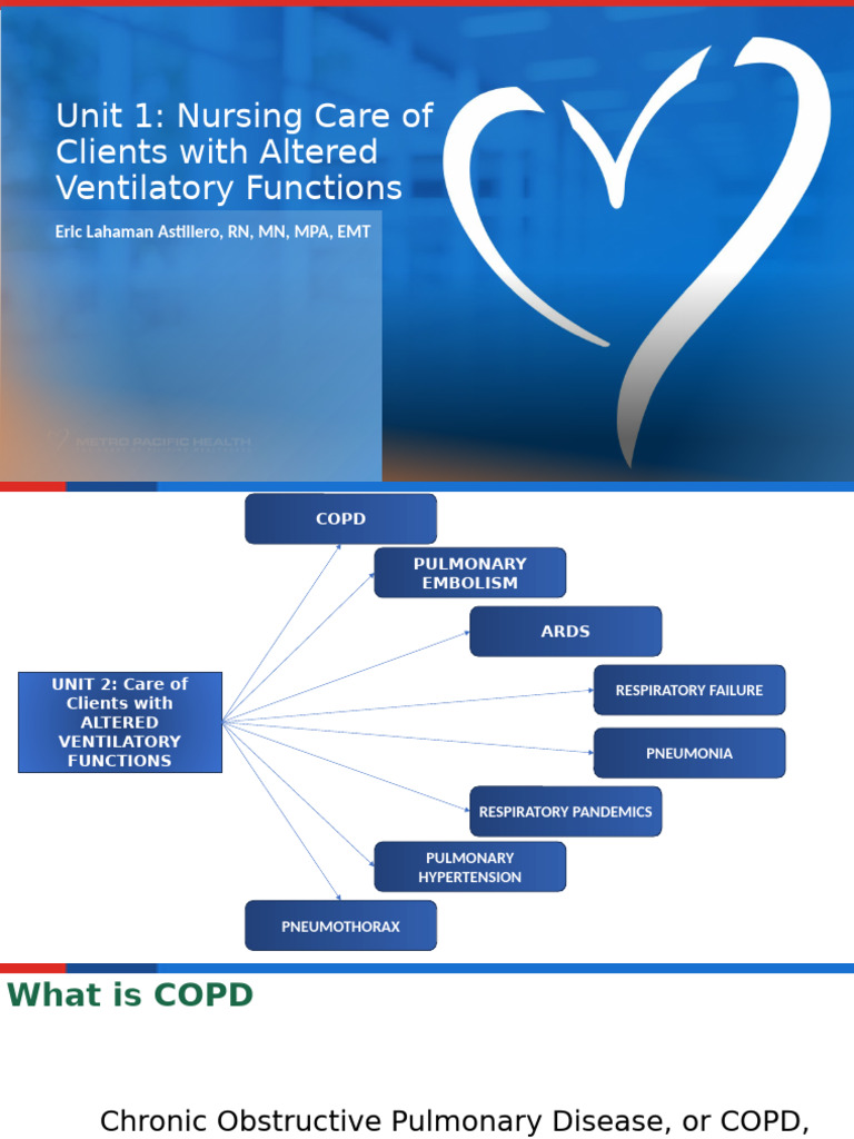 Nursing Care for Ventilatory Disorders | PDF | Chronic Obstructive ...