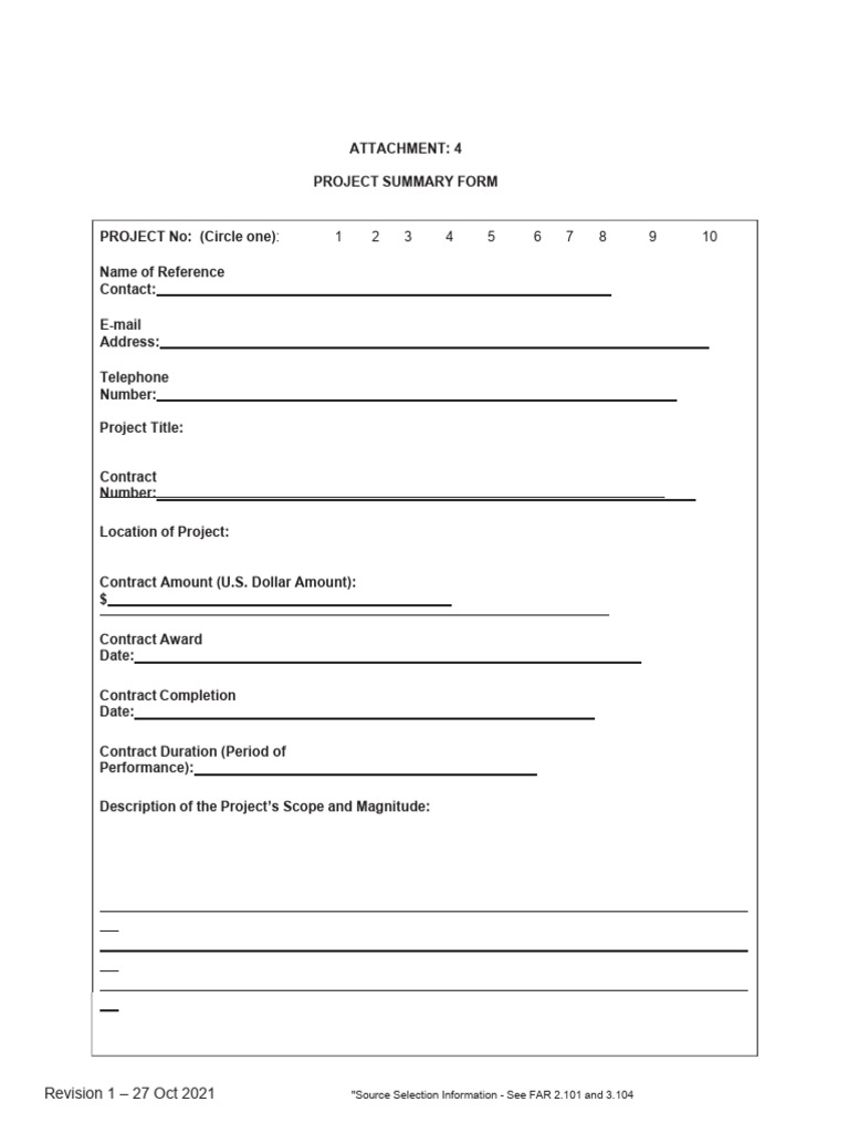 Attachment+4+ +Project+Summary+Form | PDF