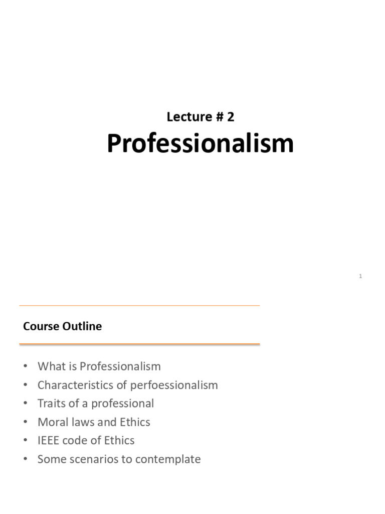 Understanding Professionalism in Engineering | PDF | Software ...