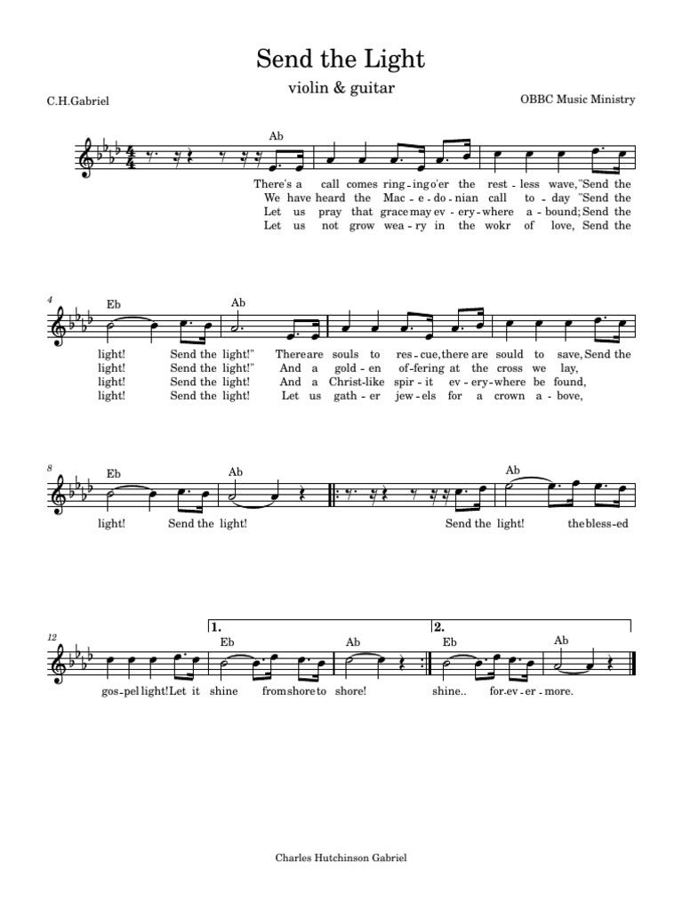 Send the light pdf