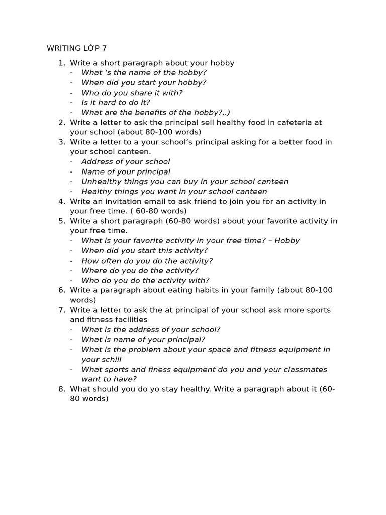 Wirting Lopws 7 | PDF