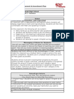 Haniff Classroom Management Investment Plan Template