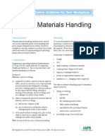 Manual Materials Handling: A Health and Safety Guideline For Your Workplace