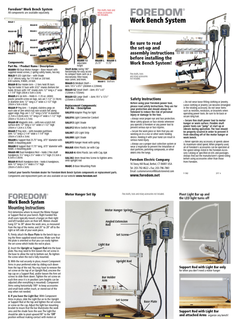 Work Bench System | PDF | Screw | Electrical Connector