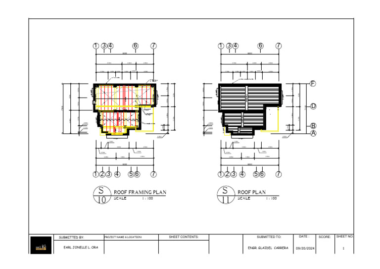 Roof Framing and Plan Details | PDF | Building Engineering | Structural ...