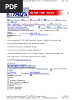Oracle Additional Interfaces - 8