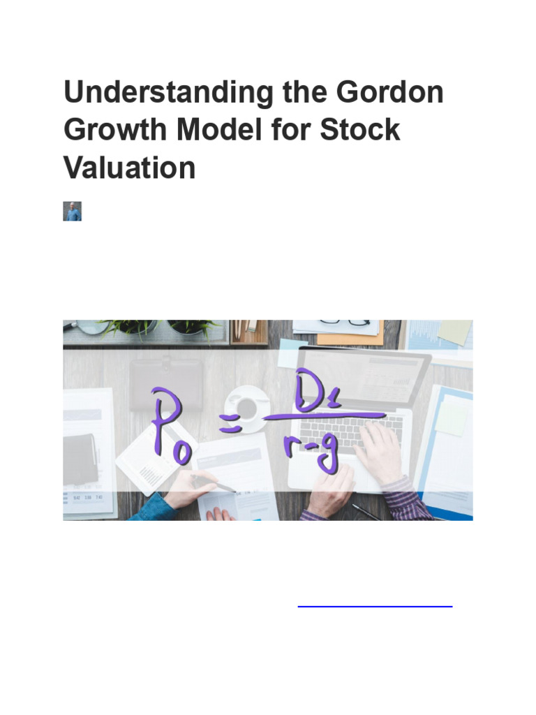 Stock Valuation with GGM | PDF | Discounted Cash Flow | Valuation (Finance)