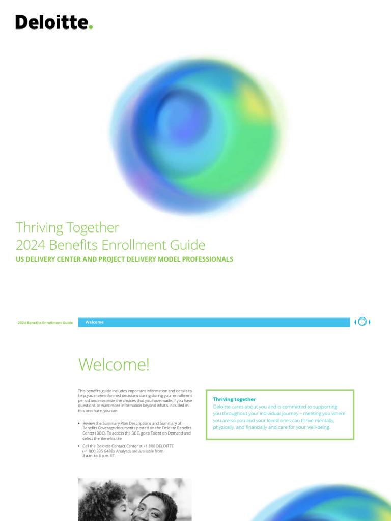 2024 Deloitte Benefits Enrollment Guide | PDF | Health Savings Account |  Health Care