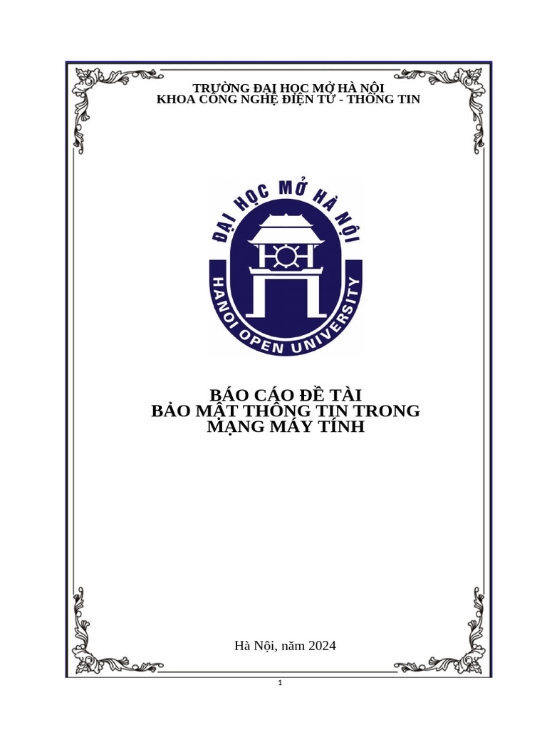 Nguyễn Văn Hoàng - 21A170100109 - BMTTTMMT | PDF