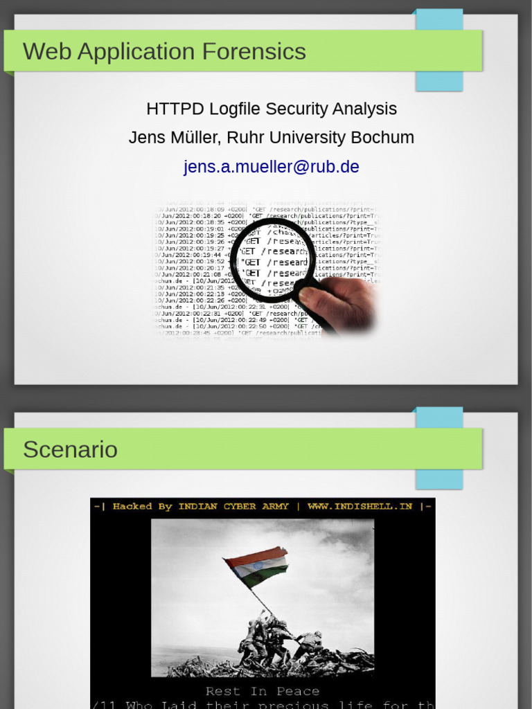 Web App Log Forensics and Security | PDF | Software | World Wide Web