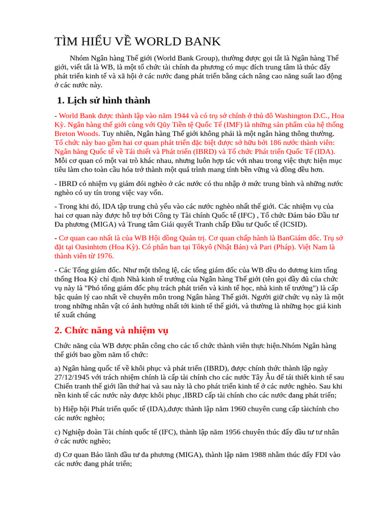 World Bank | PDF